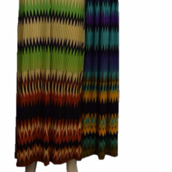 NWT Contemporary Print V Neck Maxi Dress - Picture 2 of 2